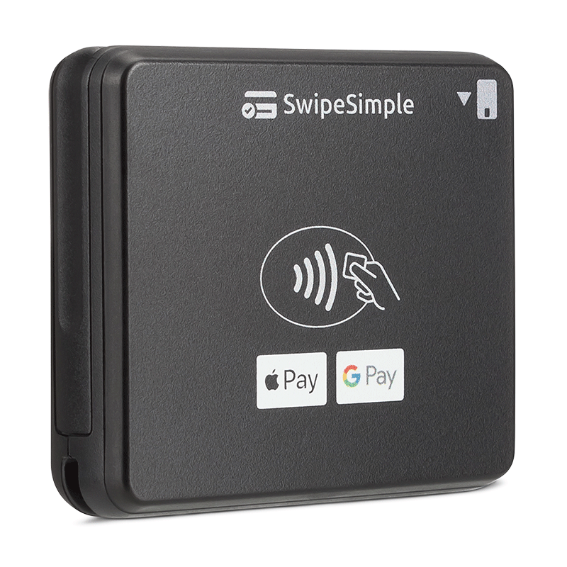 A mobile Swipe Simple B250 reader.